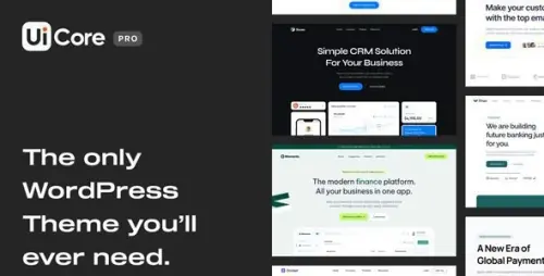 UiCore Pro 2.3.4 – WordPress Theme