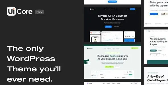 UiCore Pro 2.3.4 – WordPress Theme